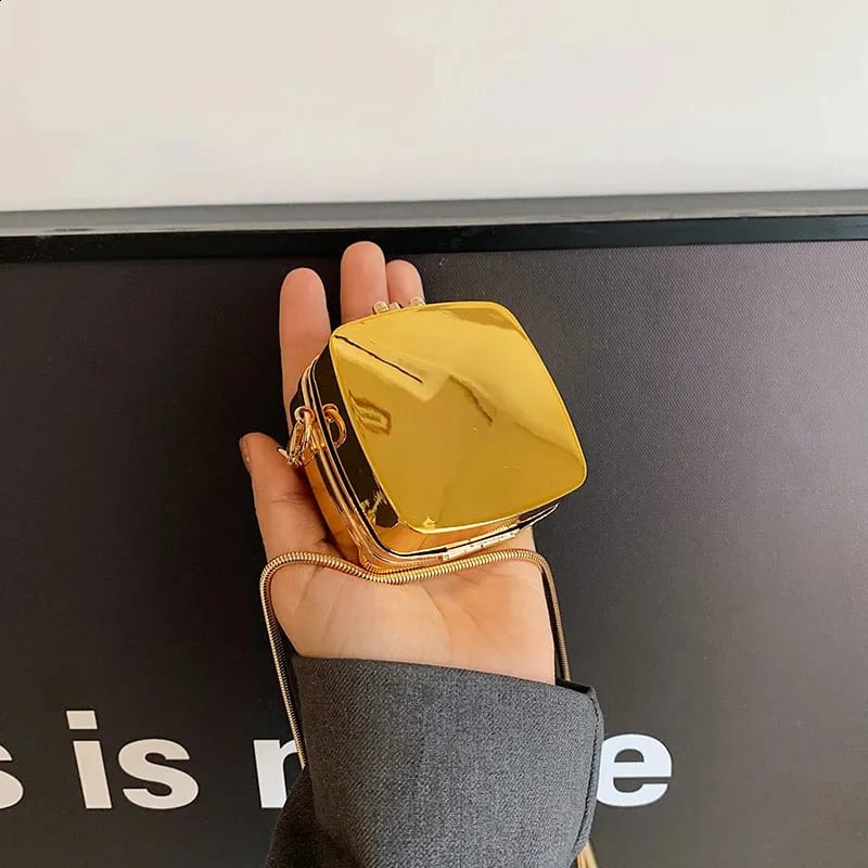 Trending Mini Box Cross Body Acrylic Pouch / Clutch Bags