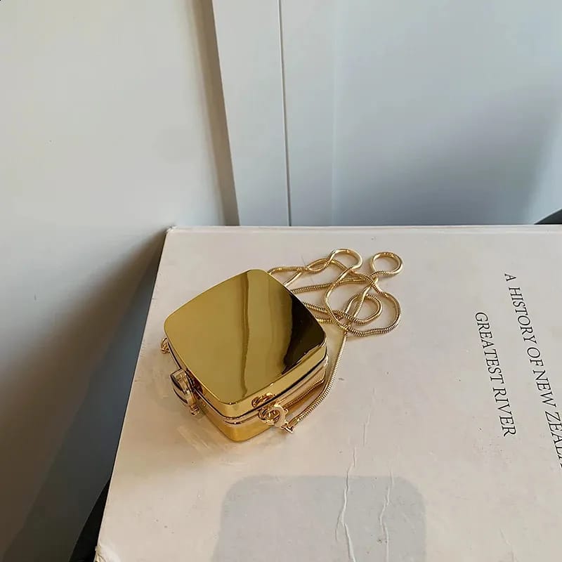 Trending Mini Box Cross Body Acrylic Pouch / Clutch Bags