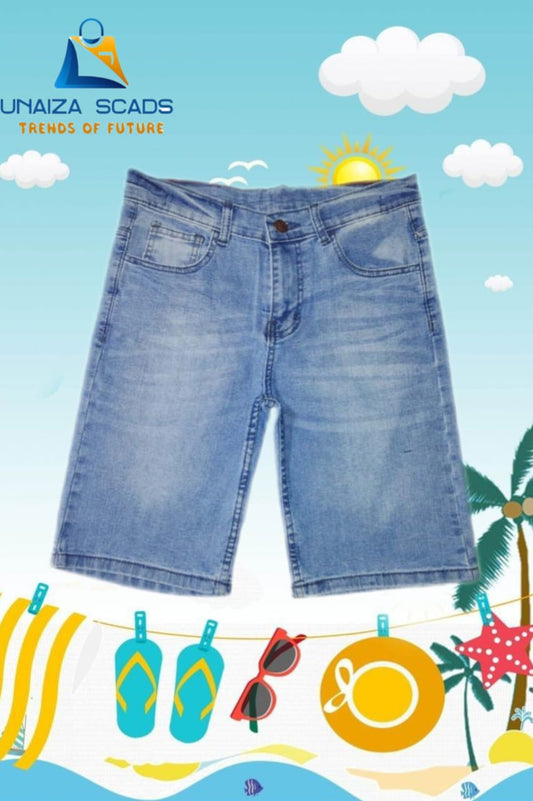 Kids Denim Sky Blue Jeans Shorts