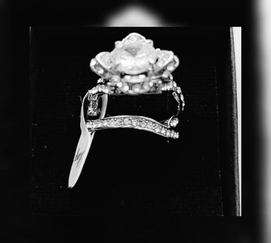 Luxury Pair Rose Ring Jewelry