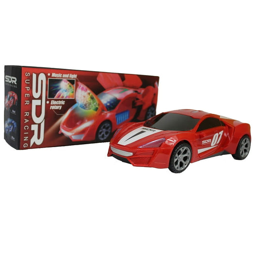 SDR Electric Open Able Doors Super Racing Bump-N-Go Car Toys