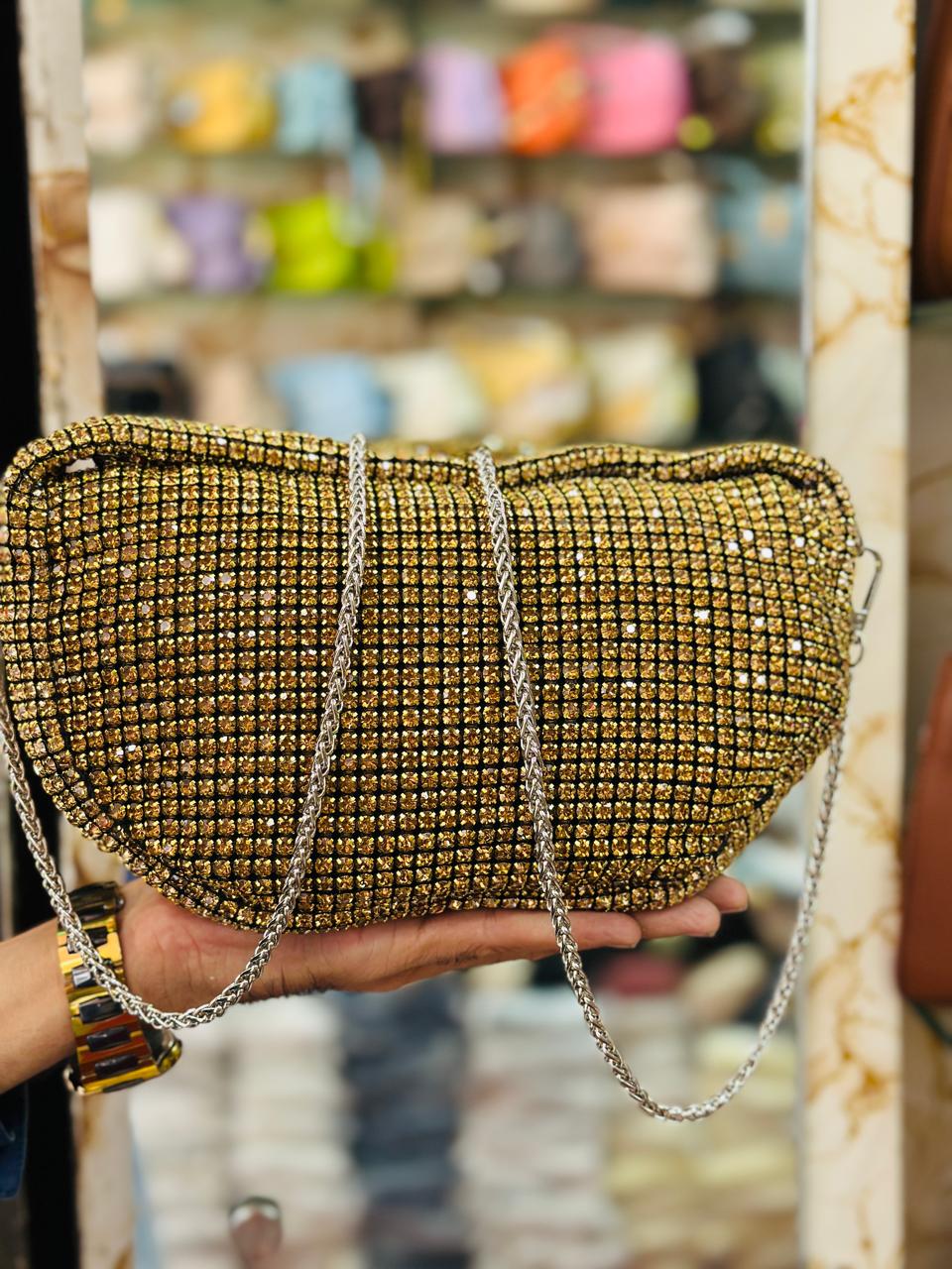Rhinestone Crescent Party Bags /Evening Purse