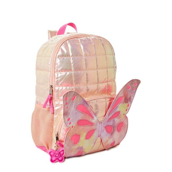 Holographic Butterfly Puffer Backpack / Bag