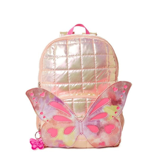 Holographic Butterfly Puffer Backpack / Bag