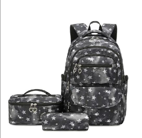 Twinkle Stars 3 Pieces School Bag