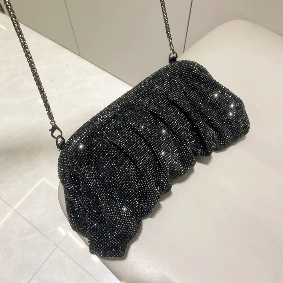 Alvion Rhinestone Clutch Bag
