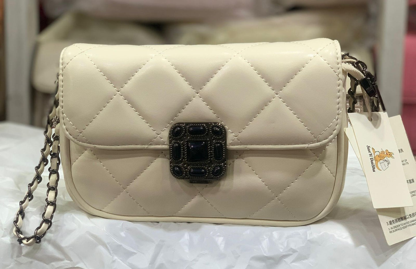 Pearl Noir Shoulder Bag