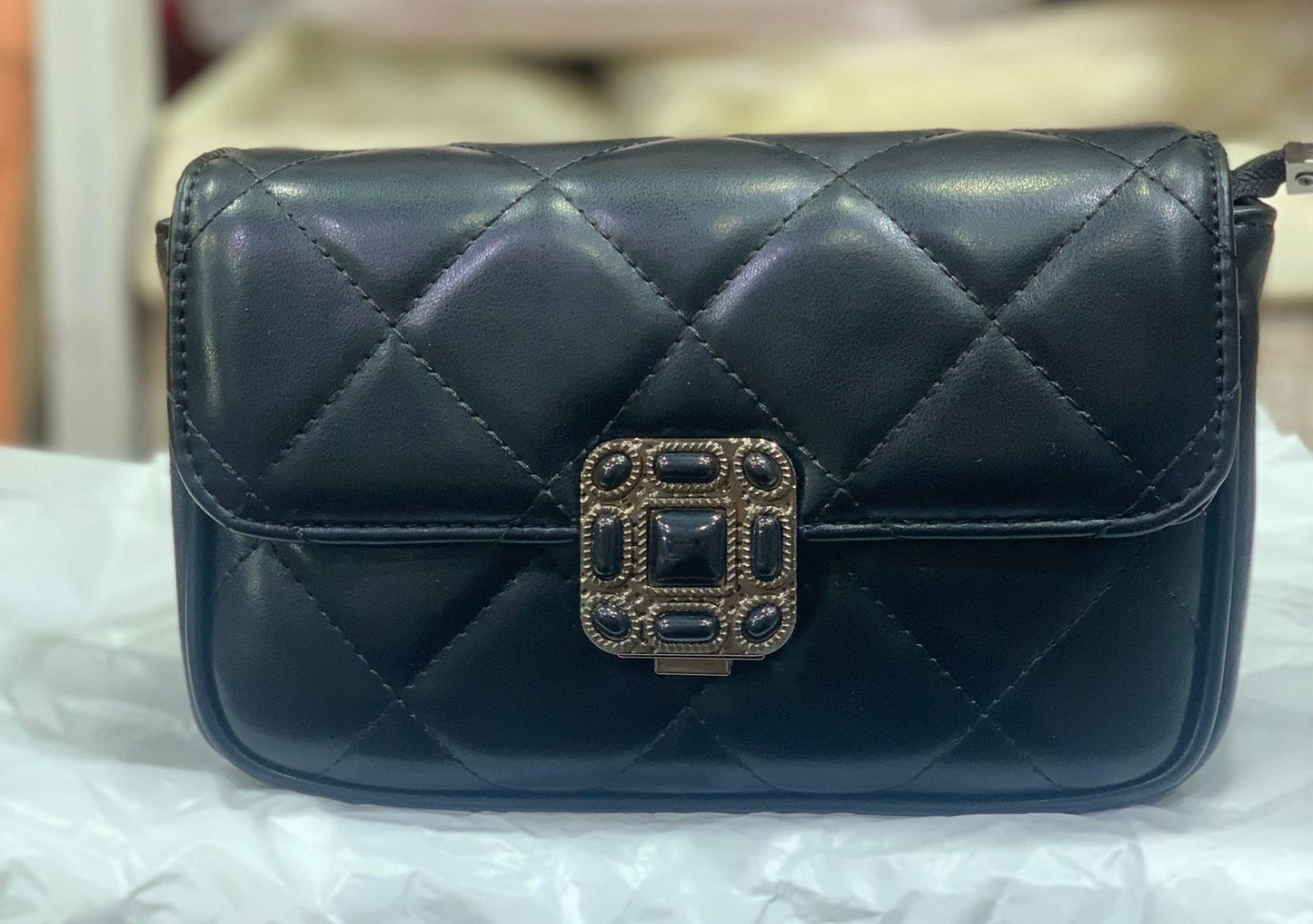 Pearl Noir Shoulder Bag