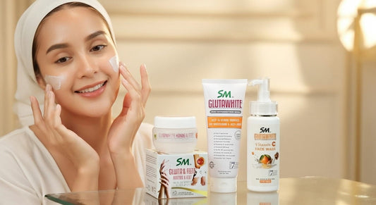 3 IN 1  Deal SM Glutawhite Face Wash , Hand & Feet Cream , Vitamin C Face Wash  Cosmetics