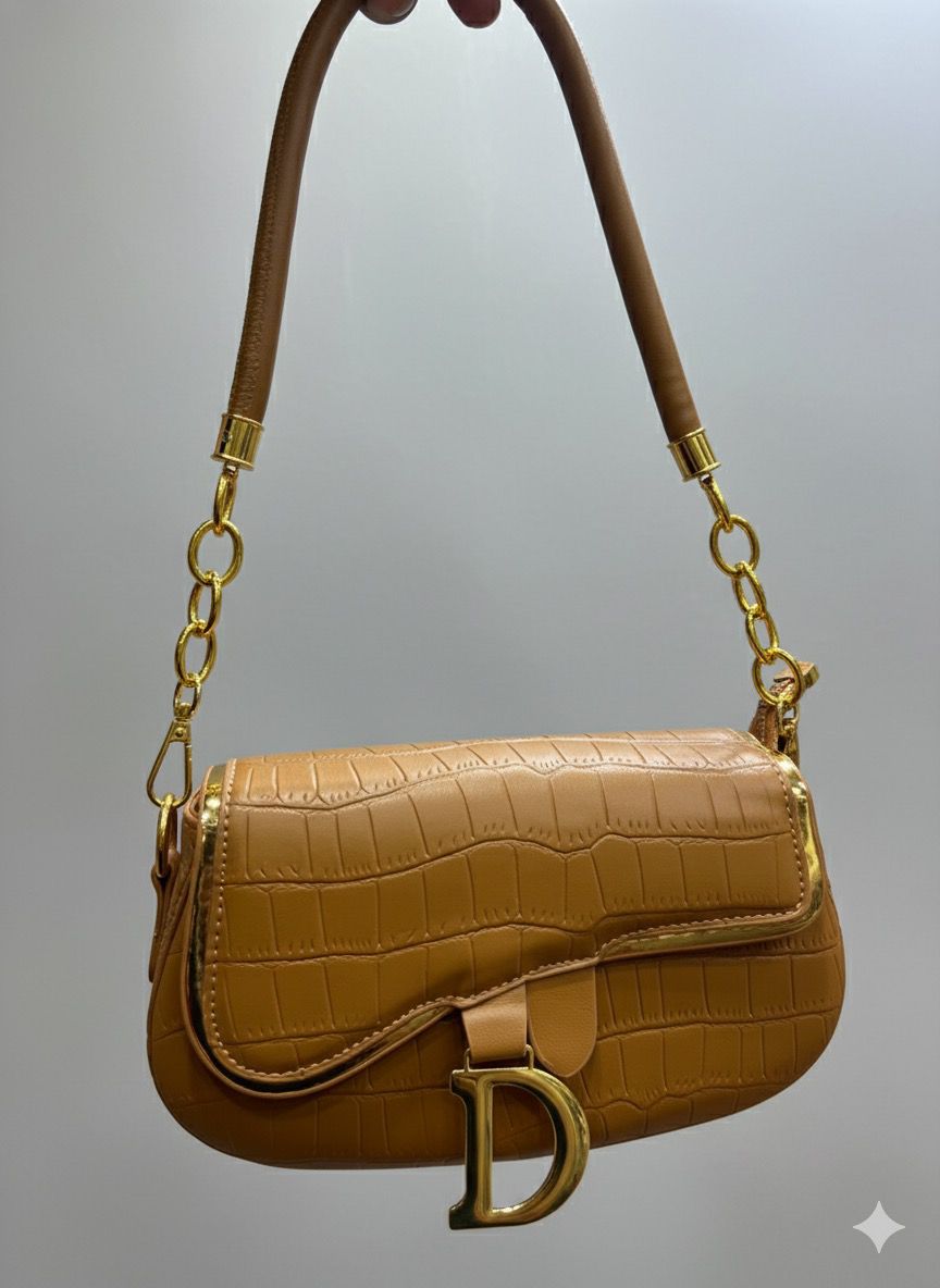Croc Luxe Saddle Crossbody Bags