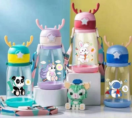 Adorable Reindeer themed Kids Water Bottle (Free Shipment)