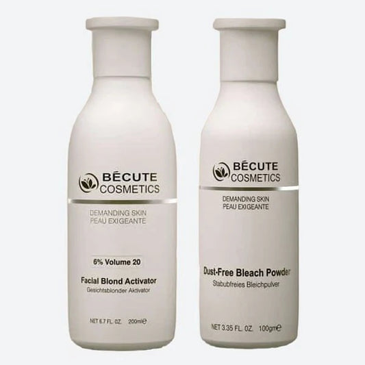 BeCute Skin Polish Set – Bleach Powder & Facial Blonde Activator For Radiant And Even Skin Tone Cosmetics (Free Shipment)