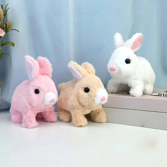 Cute Walking Bunny with Squeaky Sounds Toys