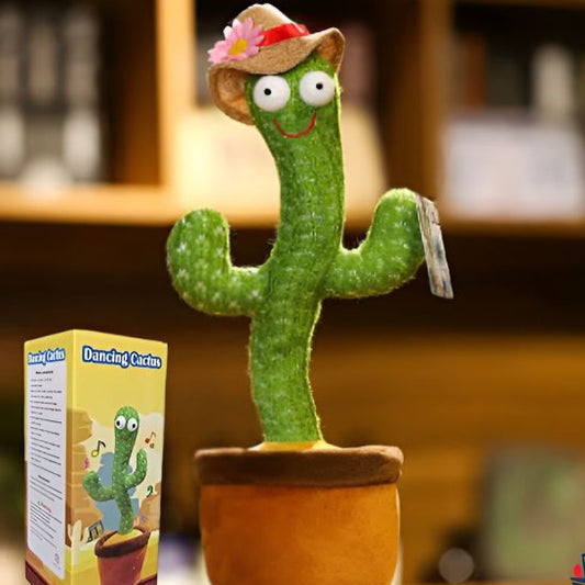 Dancing Cactus With Mufler Hat Toys (rechargeable) (Free Shipment)