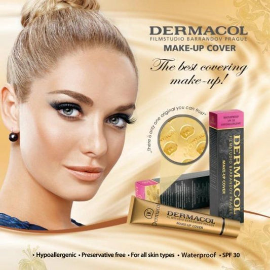 Dermacol  Best Quality Makeup Cover Foundation 30 g Waterproof Foundation F11 Shade Cosmetics