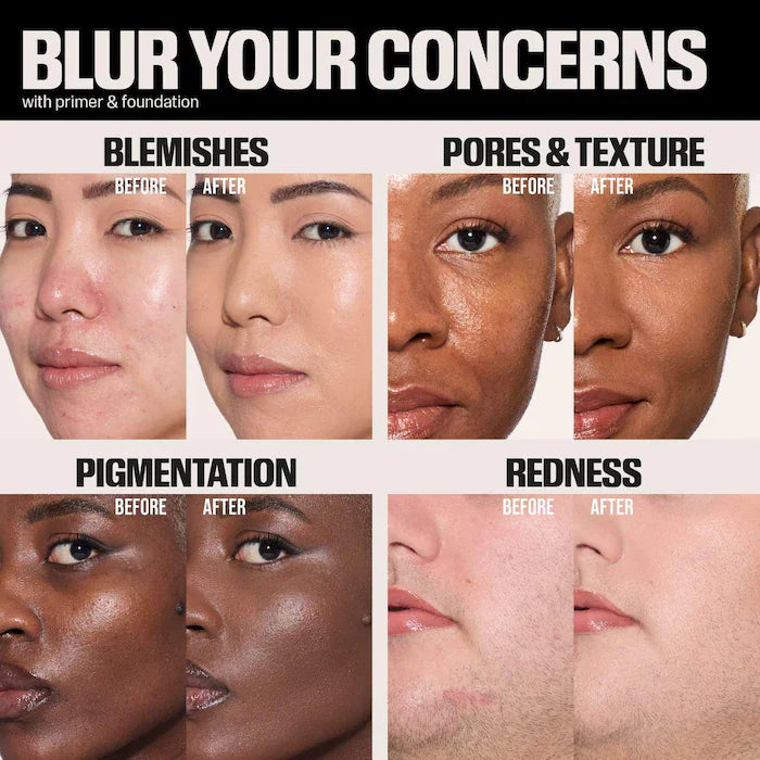 HUDA BEAUTY Easy Blur Natural Airbrush Foundation with Niacinamide Cosmetics