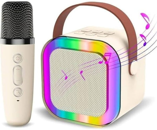 K12 Wireless Audio Microphone Bluetooth Portable Stereo Speaker With 1 Mic Accessories (random Color) (Free Shipment)