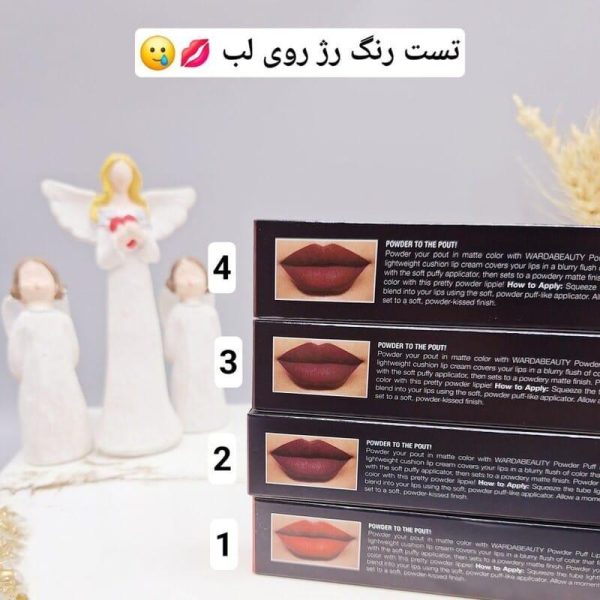 Lipstick/blush Powder Puff Lip Cream Random Color(12ml)Cosmetics