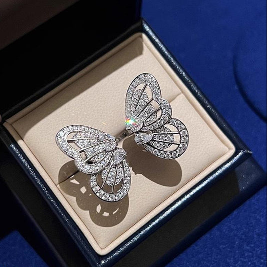 Butterfly Ring Adjustable High Quality Stainless Steel Jewelry (Free Shipment)