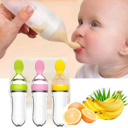 Baby Spoon Feeder – Silicone Bottle Kids (Free Shipment)
