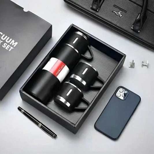 Vacuum Flask Bottle & Stainless Steel Cups Accessories (Free Shipment)